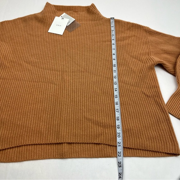 A.L.C. Helena Ribbed Lambswool Cashmere Blend Sweater Womens‎ Size XL Tan NEW - Picture 11 of 13